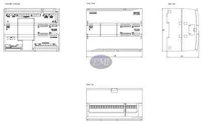 CPU 1215c il più recente Compact CPU Module PLC 6es7215-1AG40-0xb0 14di 10do 2ai 2ao