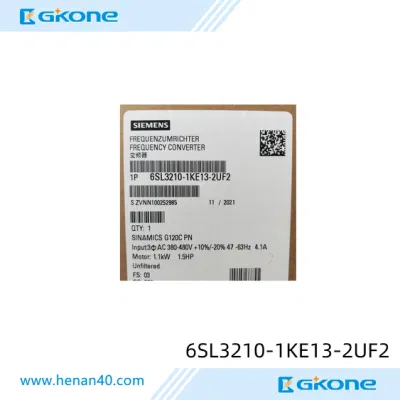 convertitore di frequenza Siemens originale 1,1 kw 380-480V+10/-20% 6SL3210-1ke13-2UF2