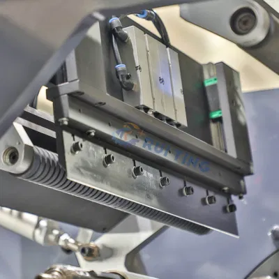 Ribobinatrice a torretta completamente automatica con tagliatubi e tagliatubi E contatore di etichettatura Innovance PLC