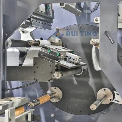 Ribobinatrice a torretta completamente automatica con tagliatubi e tagliatubi E contatore di etichettatura Innovance PLC