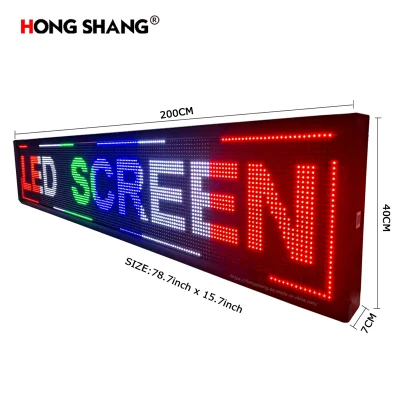 P10 Outdoor Mixed Color Pubblicità Display cartello Information Board