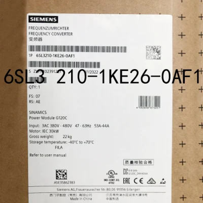  Inverter Siemens Sinamics G120C con potenza nominale di 30 kw 6SL3210-1ke26-0af1