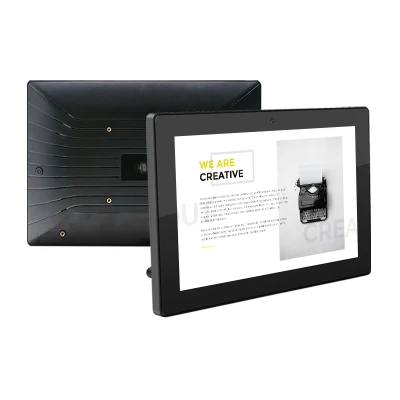 Alimentatore PoE da 10.1&quot; Android 11 Rk3566 Digital Poster LCD Display pubblicitari per il sistema di segnaletica digitale portatile con lettore touch screen