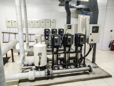 Impianto di depurazione acqua PLC 500 lph trattamento acqua sistema di osmosi inversa