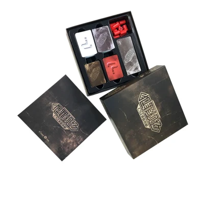 Carte da gioco personalizzabili in vendita a caldo scheda logica di ragionamento 0,45 mm Gioco di carte con hard box