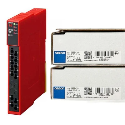 Relè di sicurezza Omron G9SE-201 processori per moduli DC24V in box unit PLC