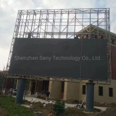 Schermo video digitale P5/P6/P8/P10 impermeabile per esterni Giant Electronic TV Display pubblicitario commerciale a LED su scheda