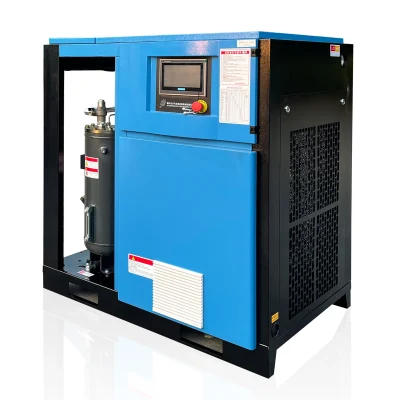 Rotante ad azionamento diretto VSD a risparmio energetico AC da 22 kw 30 HP Compressore pneumatico a vite con invertitore Inovance
