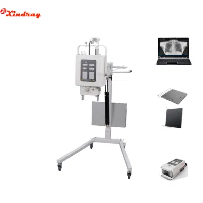 Macchina radiologica veterinaria ospedaliera con pannello metallico del sistema Dr per Diagnostica