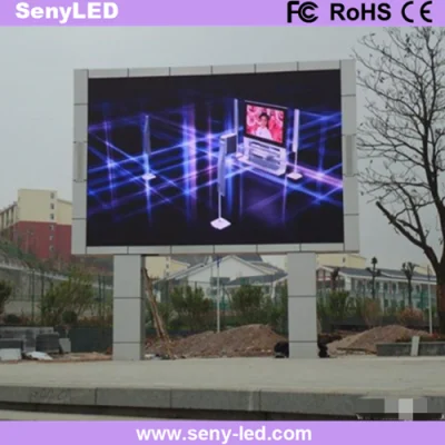 Schermo video digitale P5/P6/P8/P10 impermeabile per esterni Giant Electronic TV Display pubblicitario commerciale a LED su scheda