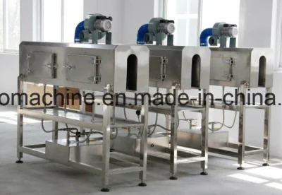 Etichettatrice automatica con manicotto termoretraibile quadrato per bottiglie