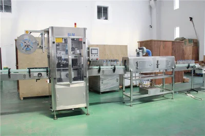 Macchina avvolgitrice termoretraibile per etichette