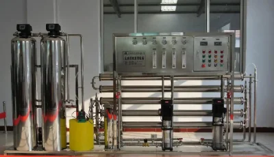 Impianto di depurazione acqua PLC 500 lph trattamento acqua sistema di osmosi inversa