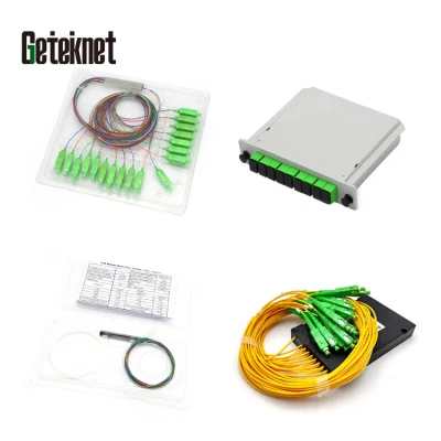 Gcabling 1X16 SC/UPC Micro Tube PLC Splitter G657A 9/125um SM PLC 0,9 mm