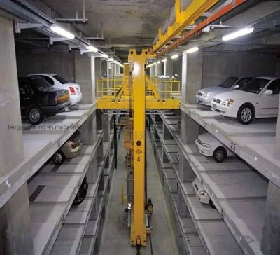 Sistema di parcheggio Puzzle con movimento aereo a 9 piani controllato da PLC
