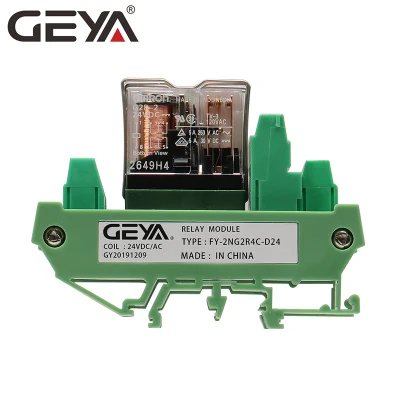 Modulo relè a innesto Omron 2no2nc Geya logica programmabile Fy-2ng2r Controller PLC sistema di controllo