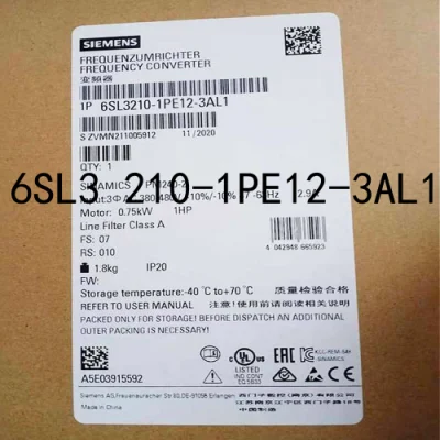 Modulo inverter Siemens Power 6SL3210-1PE12-3al1 in scatola