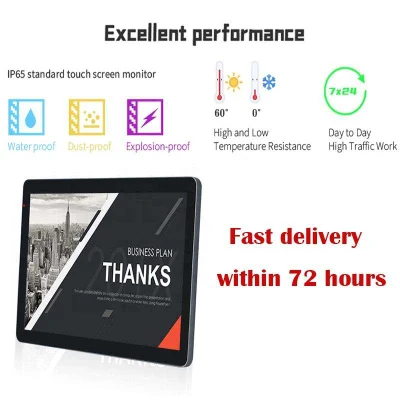 Touchwo a parete capacitivo Android Windows 7 pollici 7 10 pollici 101 Monitor con display LCD industriale con pannello a sfioramento HMI