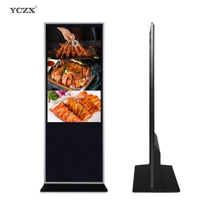 Vendita in fabbrica all&prime;ingrosso schermo touch screen LCD Android 4K per la pubblicità