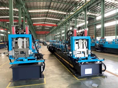 Prezzo di fabbrica a buon mercato Full automatico cambiabile CZ acciaio Purlin freddo Macchina per la formatura di rotoli con PLC