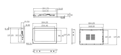 Modulo display touchscreen Android da 7 pollici-Rga070-01-Rk3568