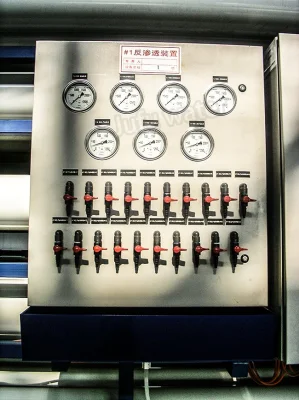 Impianto di depurazione acqua PLC 500 lph trattamento acqua sistema di osmosi inversa