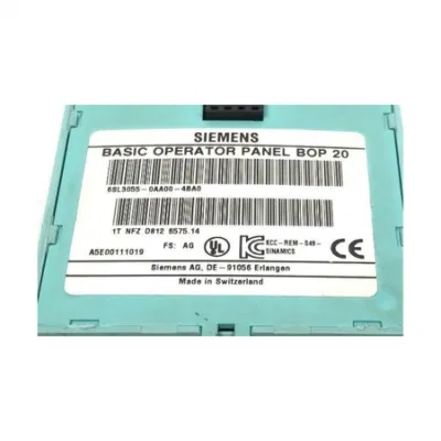 Industriale 6SL3055-0AA00-4ba0 Sinamics S120 pannello operatore elettrico di base Bop20 PLC