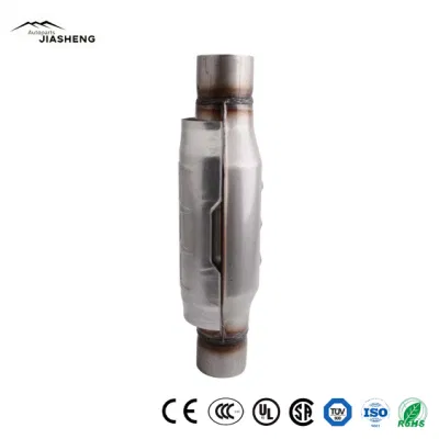 Convertitore catalitico universale di ingresso/uscita da 2.5&quot;, convertitore catalitico Euro V di prima classe Catalizzatore di scarico metallico Grade convertitore catalitico automatico