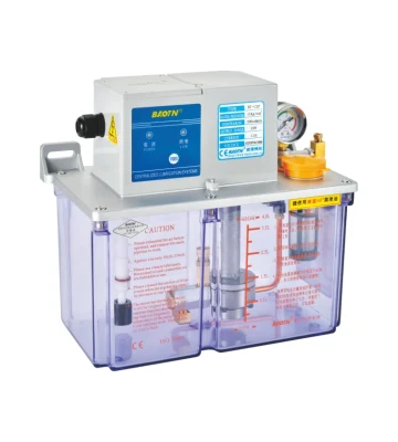 BTA-C2p4 pompa di lubrificazione a olio sottile Baotn comando PLC elettrico intermittente Pompa a ingranaggi sistema centralizzato serbatoio olio in resina da 4L