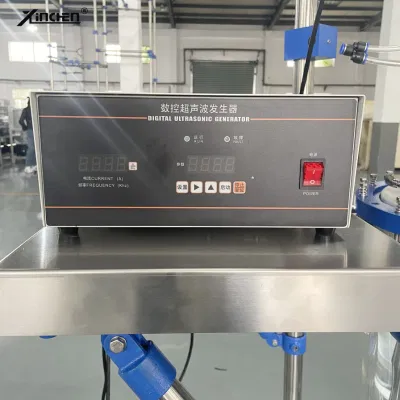 Miscelazione continua ad ultrasuoni meccanica tenuta reattore in vetro Full Automatic PLC Sistema di controllo