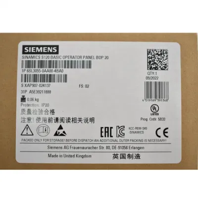 Industriale 6SL3055-0AA00-4ba0 Sinamics S120 pannello operatore elettrico di base Bop20 PLC