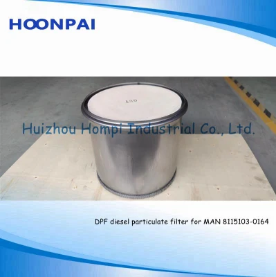 Auto Accessory Euro 6 DPF Diesel Particulate Filter e convertitori catalitici a substrato ceramico per DAF Truck Exhaust System OEM N.: 2326074, 2144435, 2192100