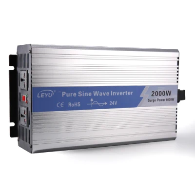 2000 W 12 V/24 V/48 V CC a 110 V/220 V onda sinusoidale pura, inverter a griglia per auto a energia solare spenta