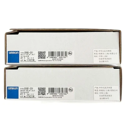 Relè di sicurezza Omron G9SE-201 processori per moduli DC24V in box unit PLC