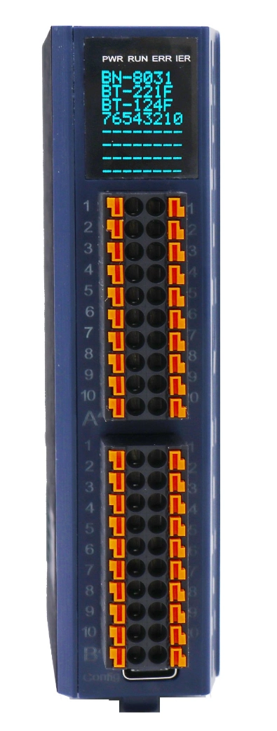 Modbus-TCP Io System for PLC Control, 2-4 Io Slots, Spring Terminals, Dual Ethernet Port, LED Screen, 24VDC