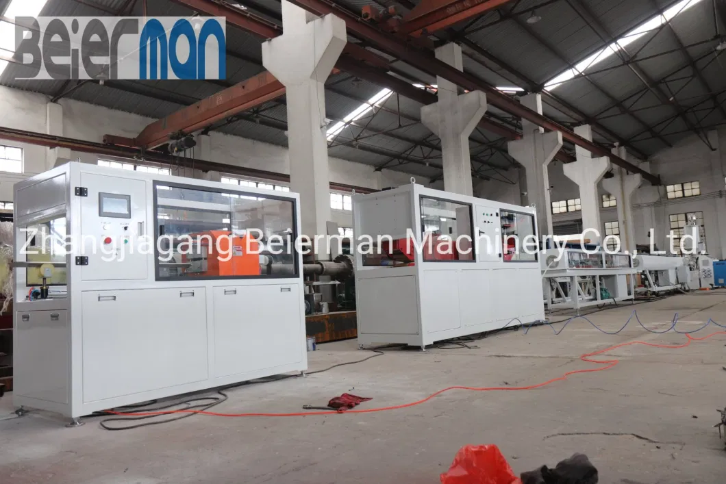 Manufacturer Price 80kg-800kg Sj Single Screw Extrusion 16mm-630mm PE HDPE PPR Plastic Tube Pipe Making Machine/Extruder/Equipment Production Line PLC Control