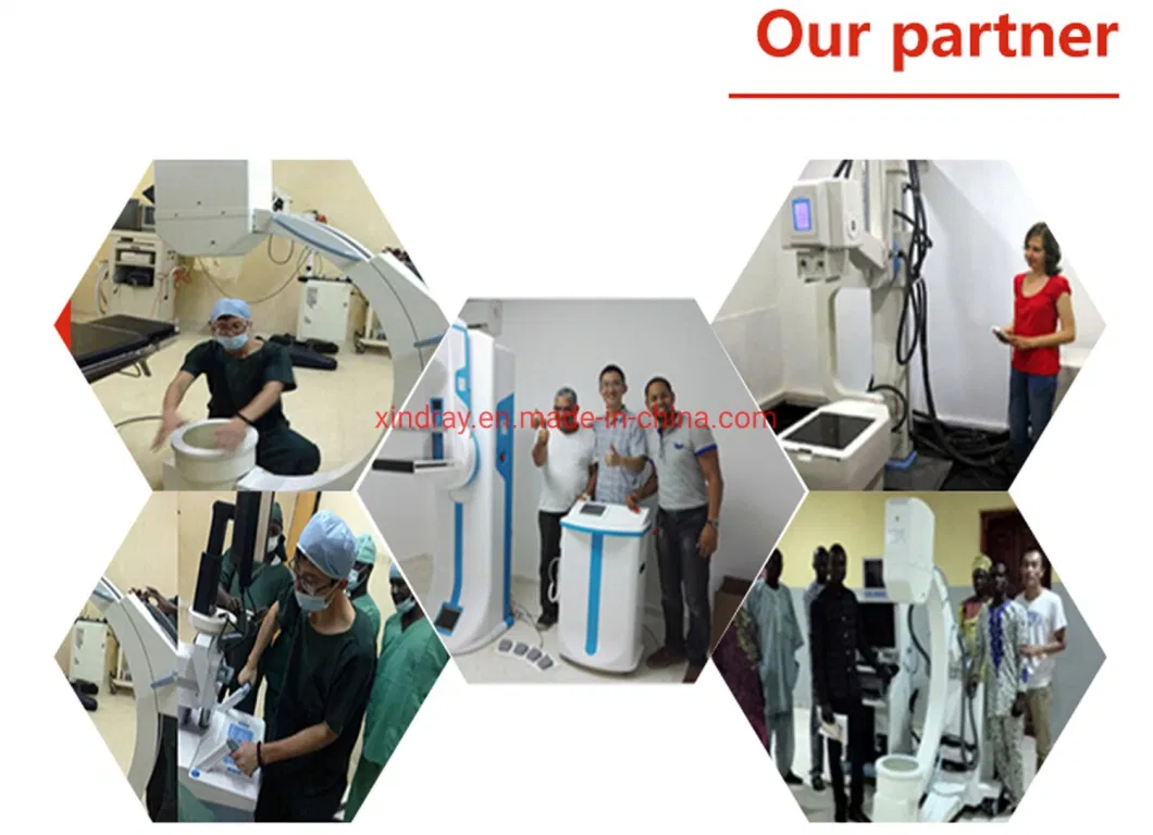 Mobile X-ray Machine with Medical Flat Panel Digital Radiography Control System