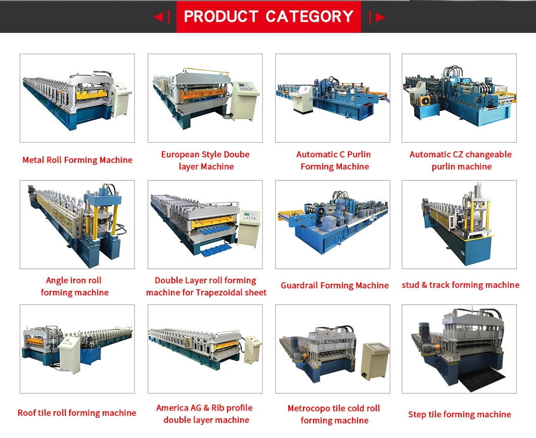 PPGI Steel Coils Forming Machine Metal Roofing Sheet Roof Panel Roll Forming Machinery