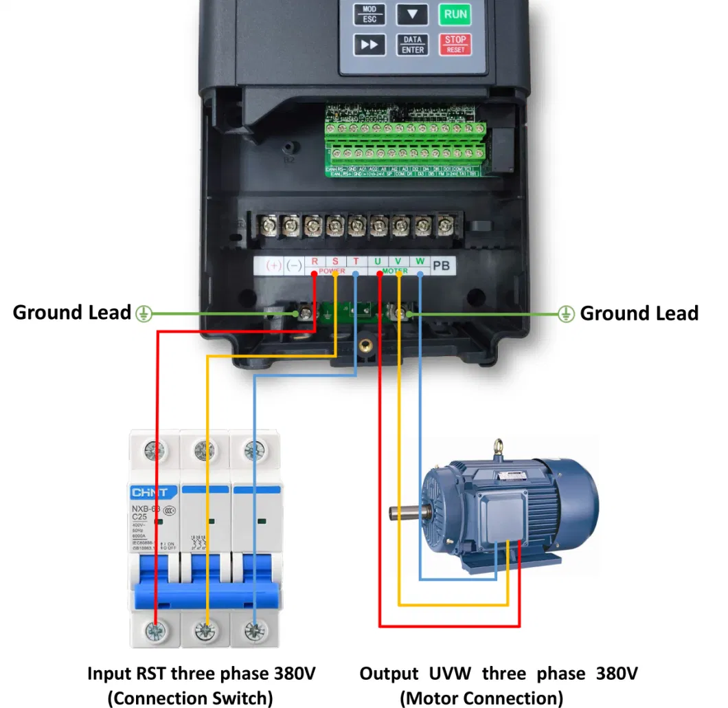 Big Power Capacity for 415V, Similar FUJI, Delta, Inovance Frequency Inverter with Competitive Price