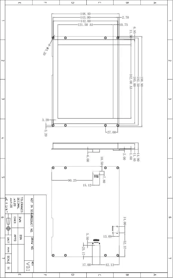 Custom 8inch HMI LCD Touchscreen Module Factory Human Machine Interface Touch Panel