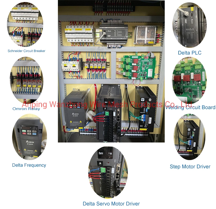 Wanzhong PLC and Touch Screen Control 3.0-5.0mm Automatic Brc Roll Mesh Wire Mesh Making Machine in Algeria