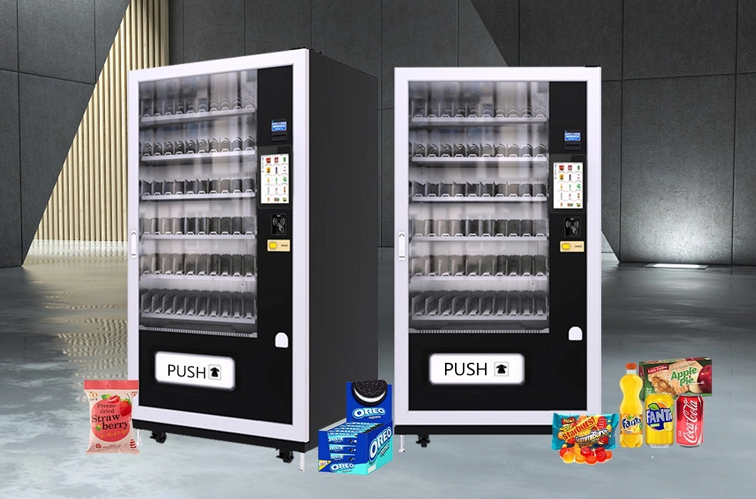 Snack Beverages Vending Machines Touch Screen