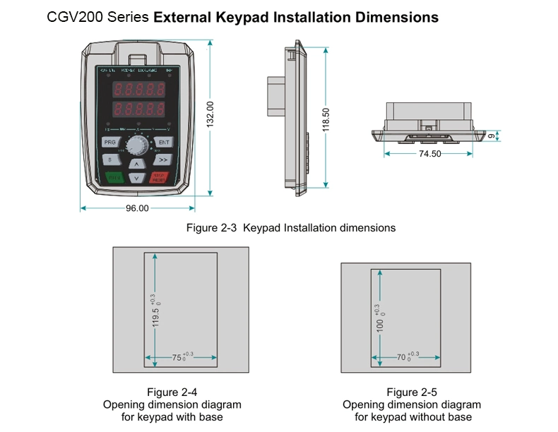 Cheegon Cgv200 Frequency Converter for Single Phase 220V