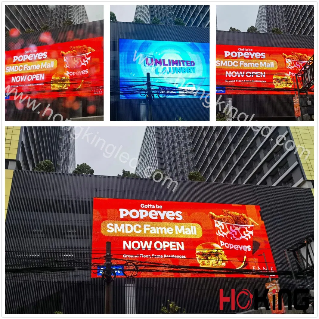 High Brightness Energy Saving 3D Advertising P6 P8 P10 Outdoor LED Display