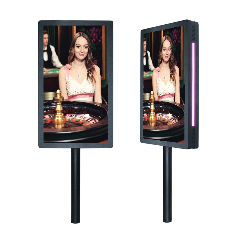 27 Inch Double Sided LCD Horizontal Digital Display for Casino