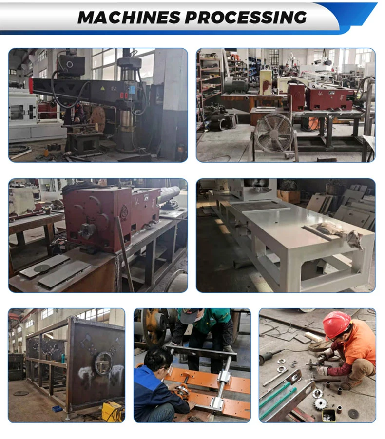 Manufacturer Price 80kg-800kg Sj Single Screw Extrusion 16mm-630mm PE HDPE PPR Plastic Tube Pipe Making Machine/Extruder/Equipment Production Line PLC Control