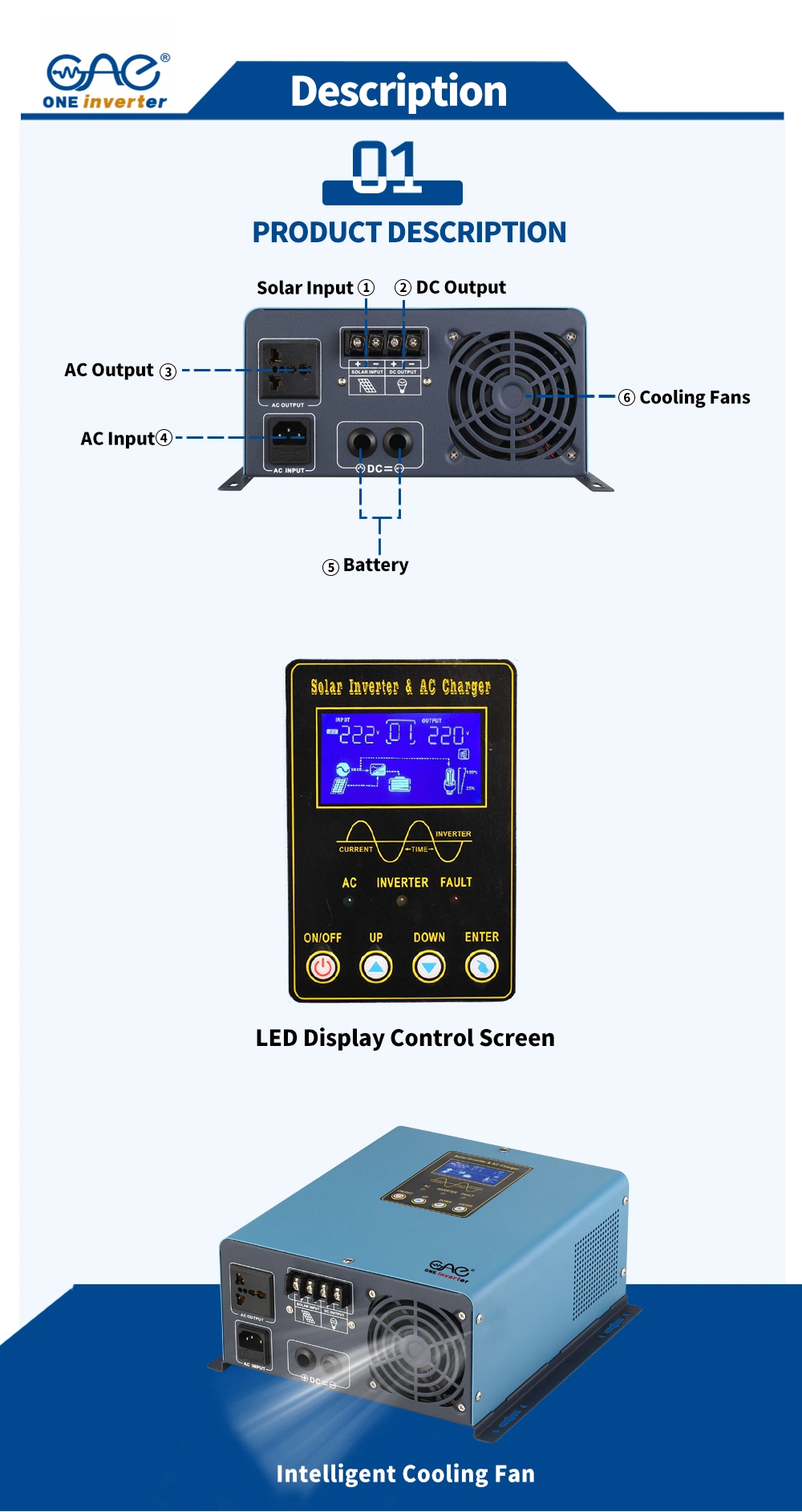 More Competitive 700watt Pure Sine Wave Inverter with AC Charger