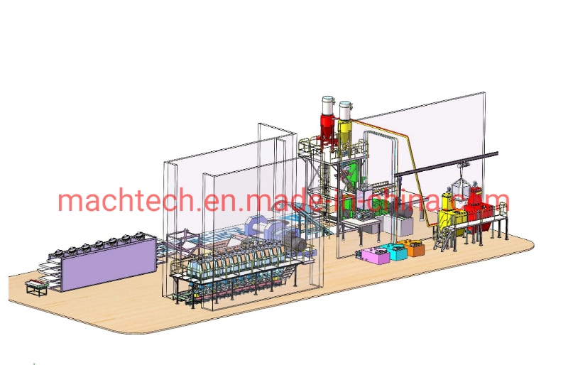 PLC Control System Weighing Machine Online Automatic Batching System