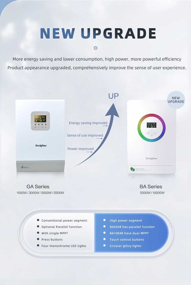 Pure Sine Wave Solar Energy 5kw off Grid Hybrid Power Solar Inverter