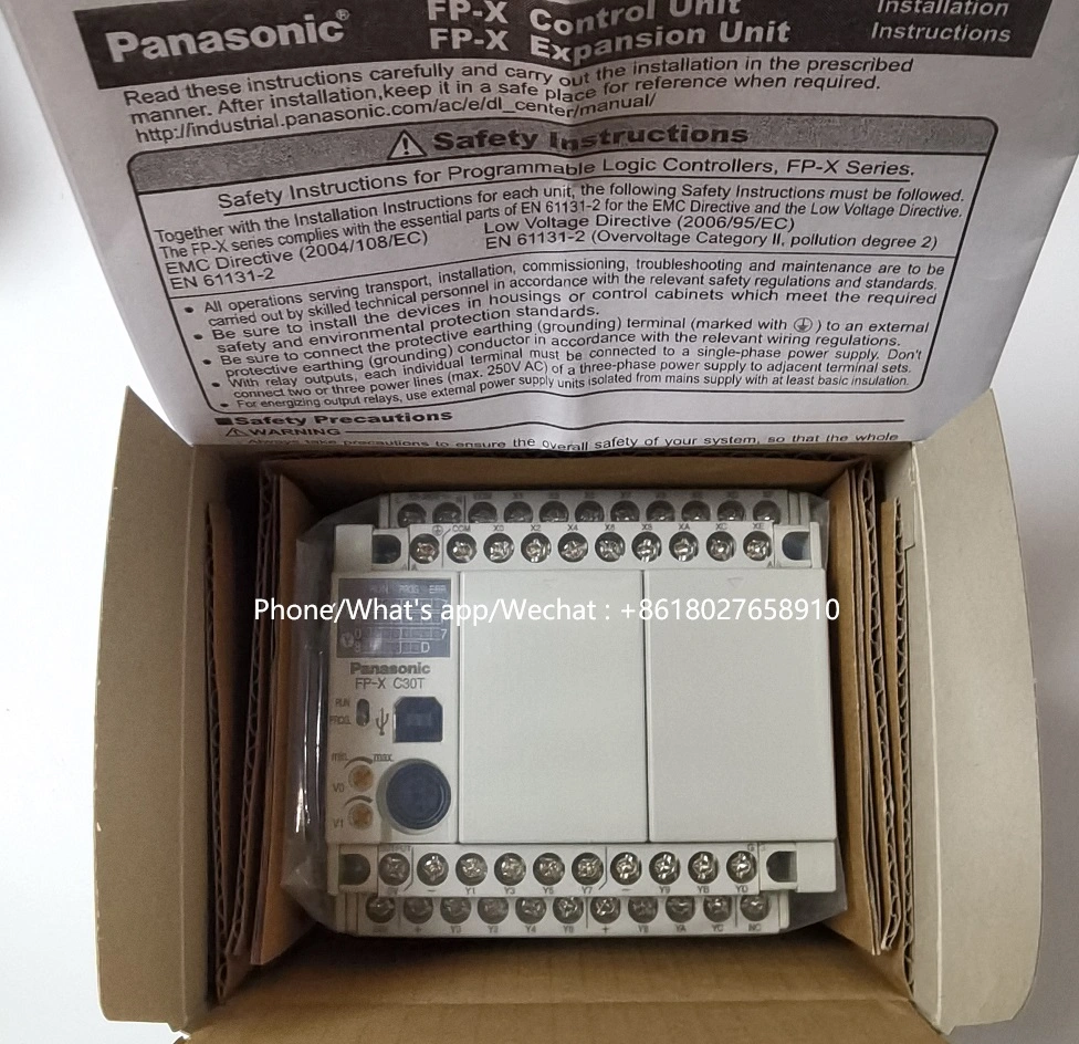 Programmable Controllers Afpx-C30t Panasonic Fp-X PLC